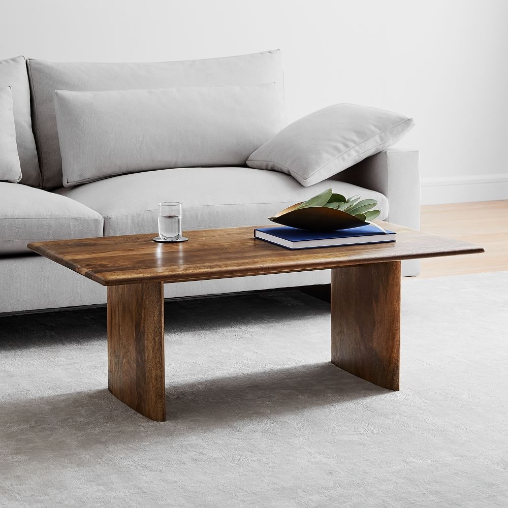 Anton solid wood store storage coffee table