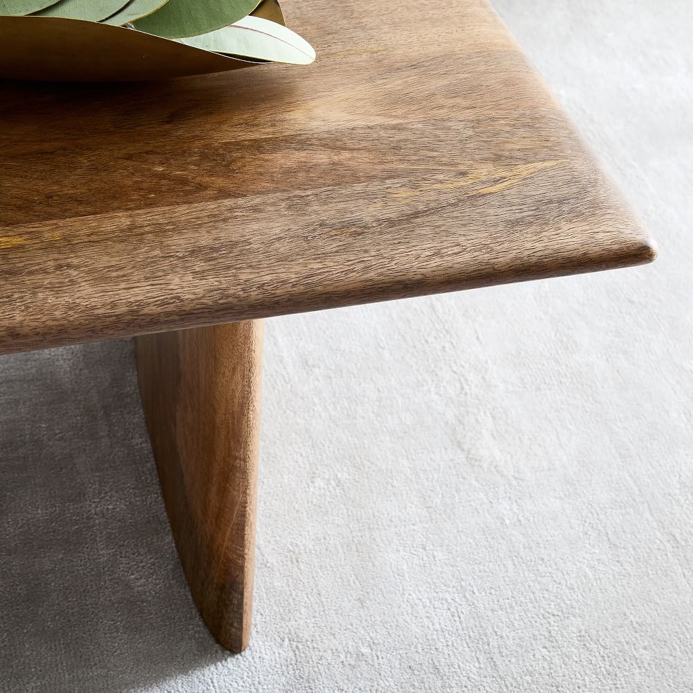 Anton solid wood best sale storage coffee table