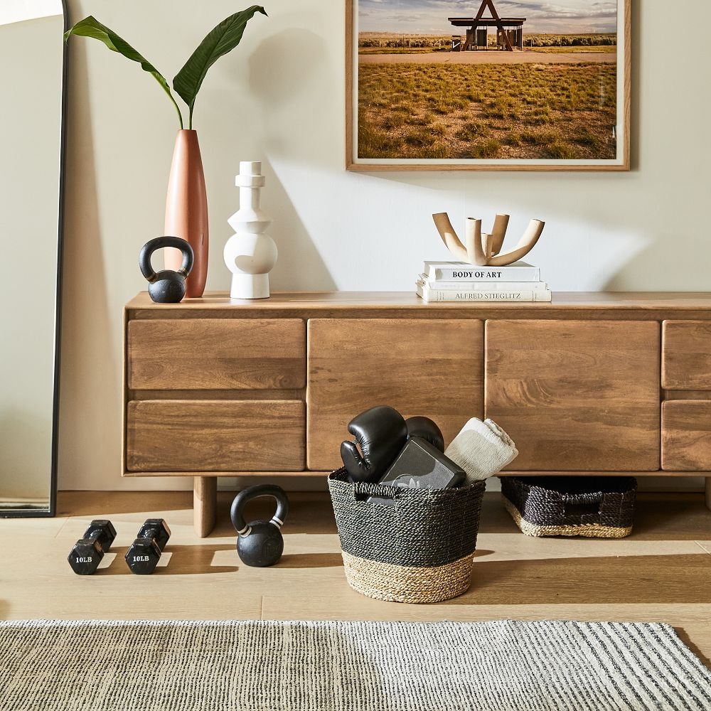 Anton Solid Wood Media Console 68
