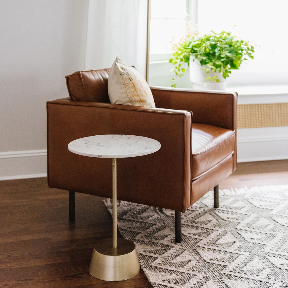 Halo store leather armchair