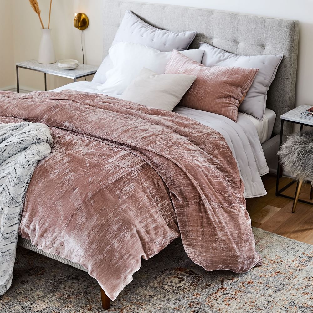 Velvet duvet outlet cover