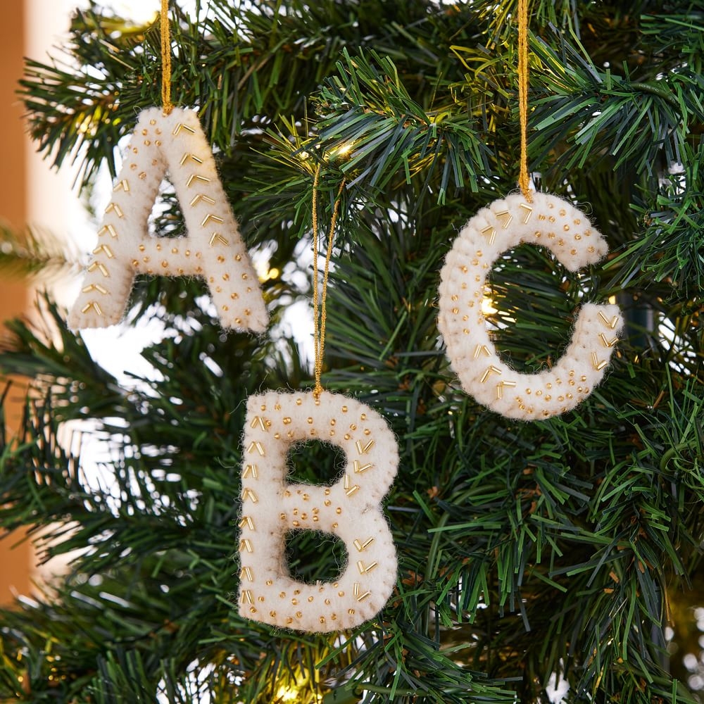 Monogram ornaments sale