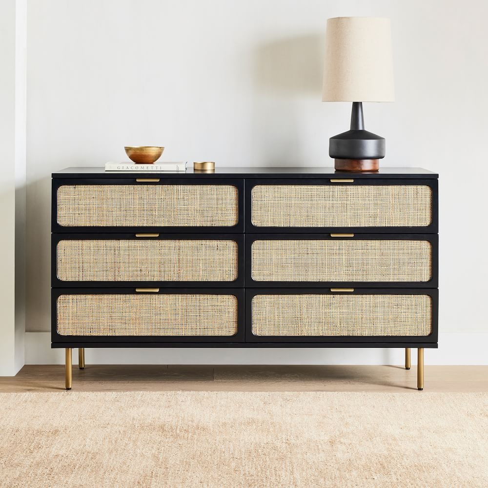 Buy online Ida Woven 6 Drawer Dresser 152cm now West Elm