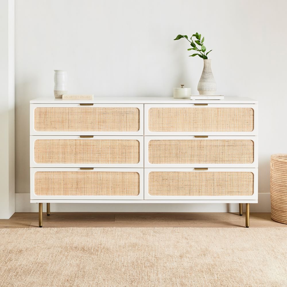 Buy online Ida Woven 6 Drawer Dresser 152cm now West Elm