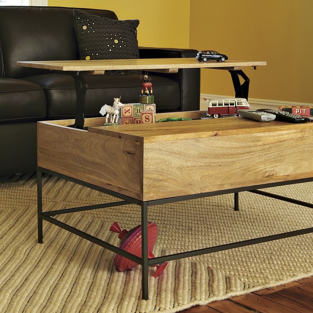 Buy online Industrial Storage Pop Up Coffee Table now West Elm