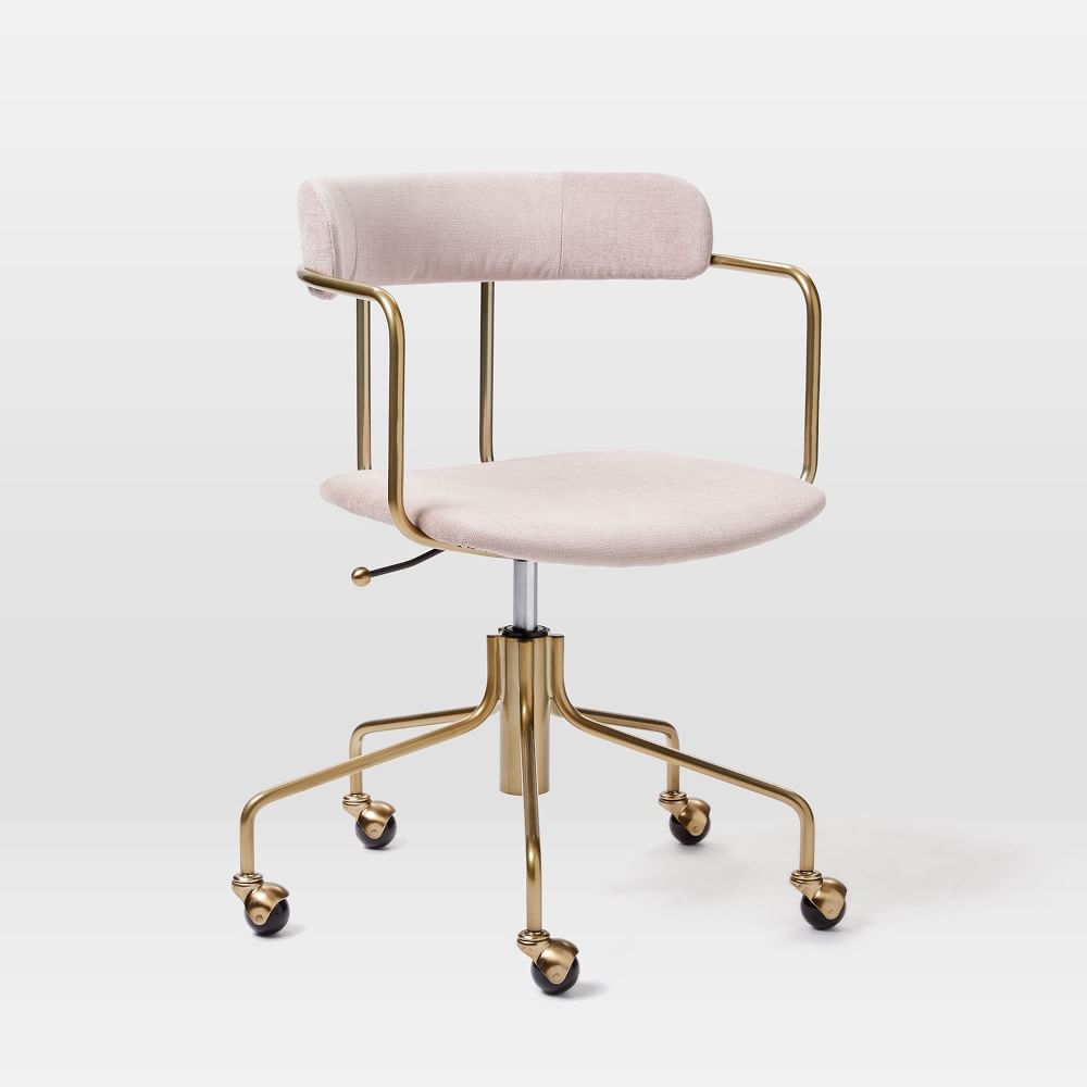 Buy online Lenox Swivel Office Chair now West Elm Kuwait Kuwait