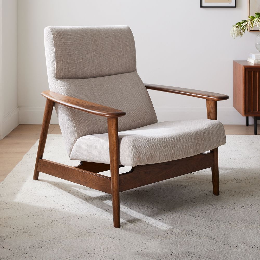 Wood back chair best sale