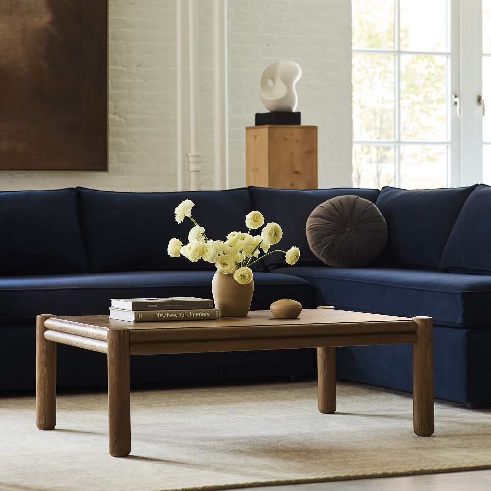 Navy coffee table sale
