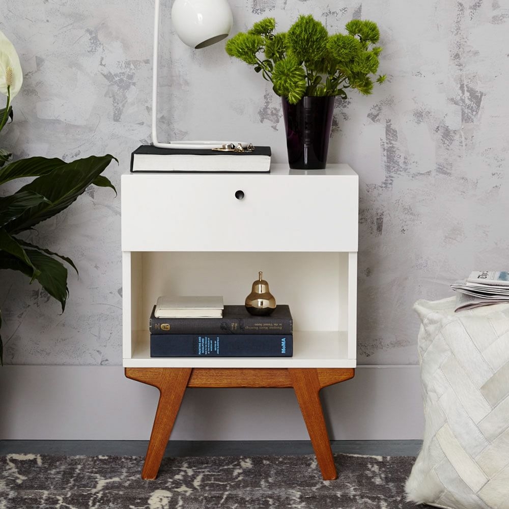 West elm best sale modern nightstand