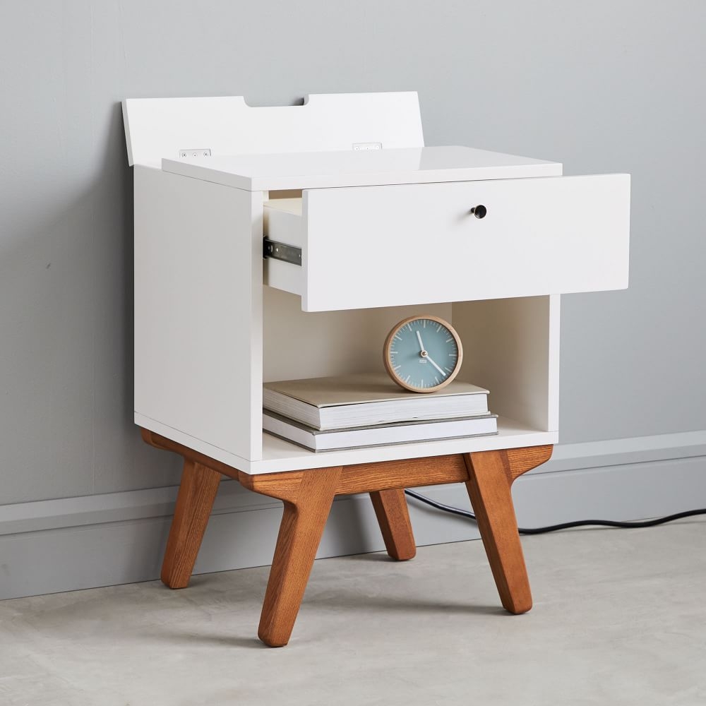 West elm charging store nightstand