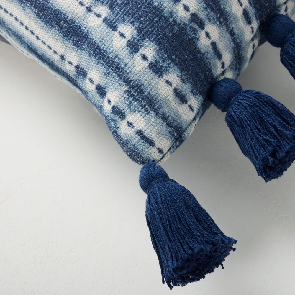 Shibori outdoor pillow sales
