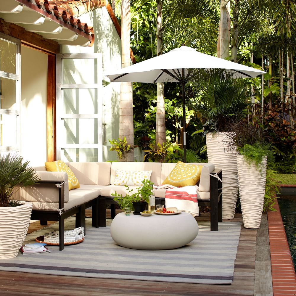 West elm pebble outlet outdoor coffee table