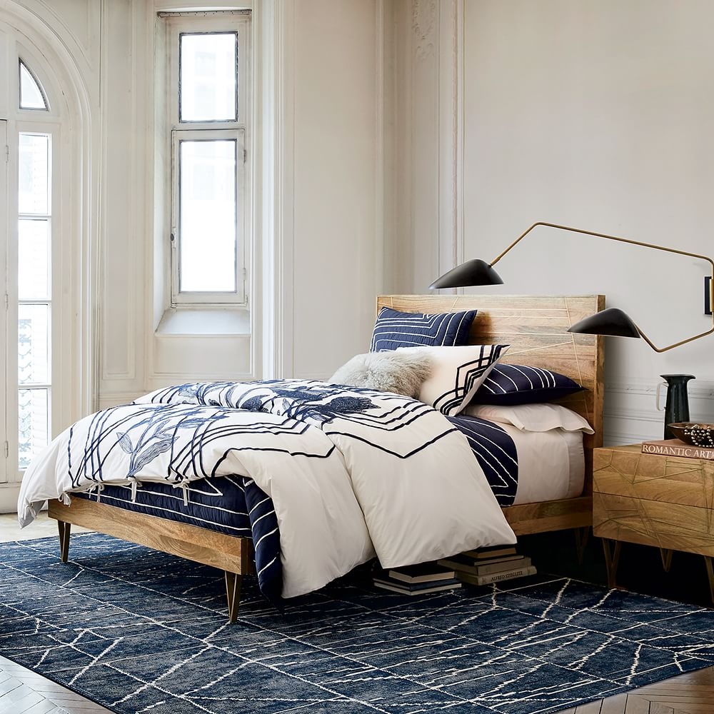 Roar and rabbit pleated bed sale
