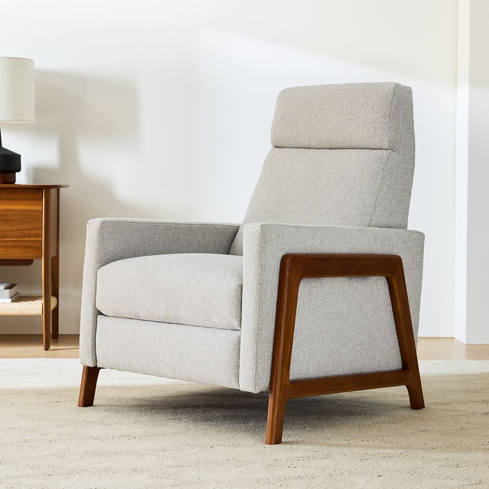 Buy online Spencer Wood Framed Upholstered Recliner now West Elm