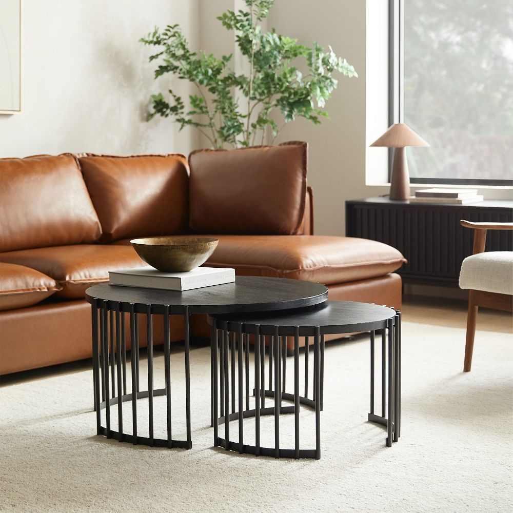 West elm cheap black coffee table