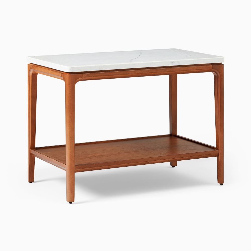 30 inch side outlet table with drawers