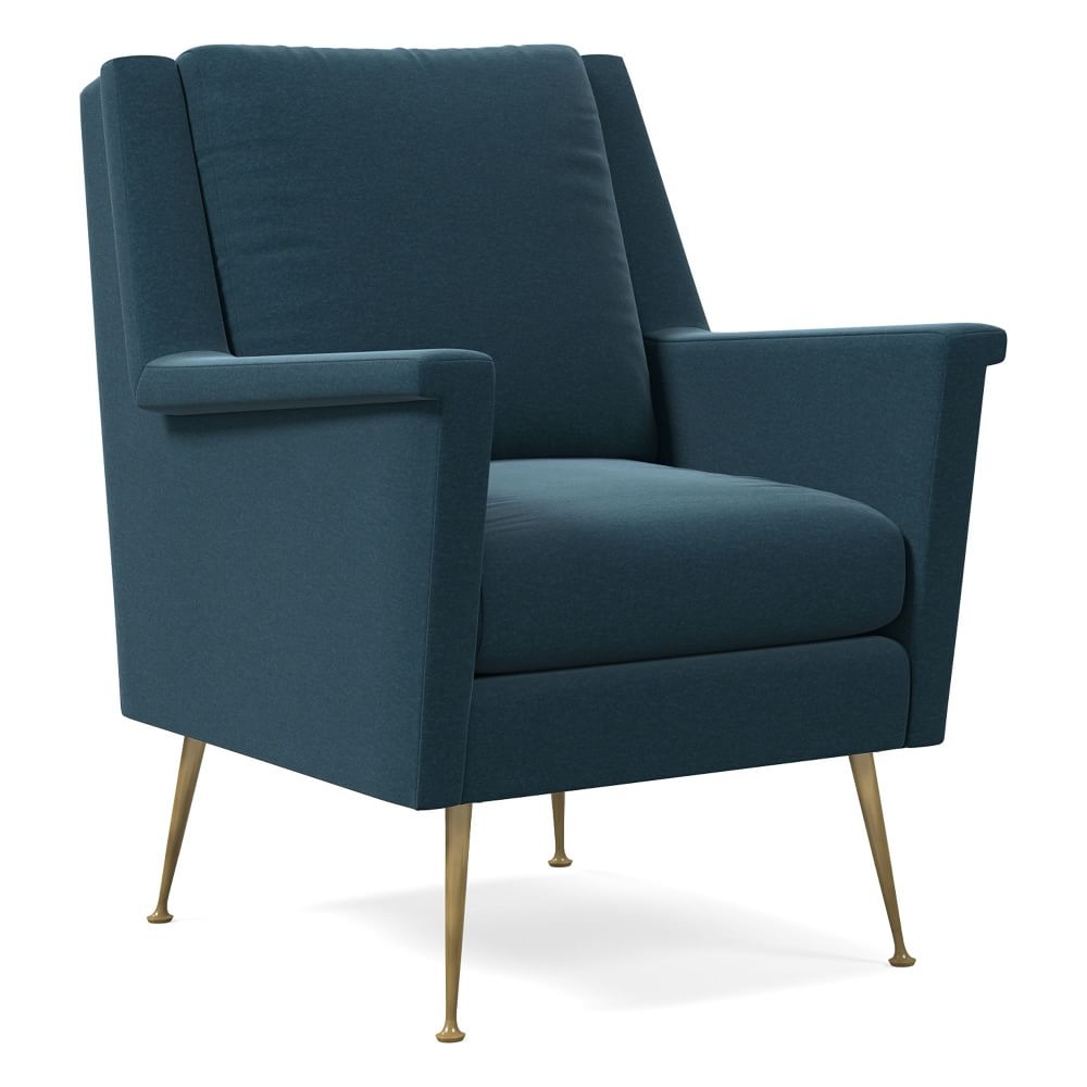 West elm carlo mid century chair store