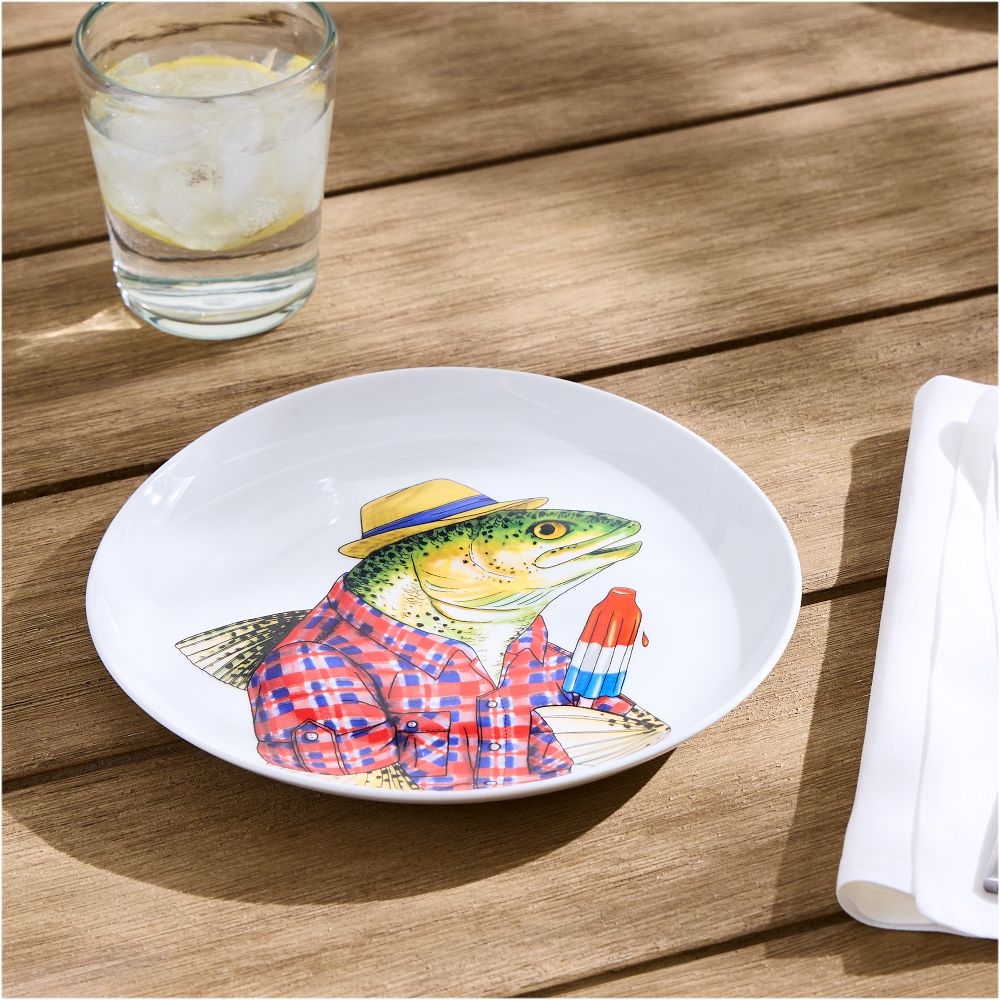 Buy online Dapper Animal Summer Plates now West Elm Kuwait Kuwait