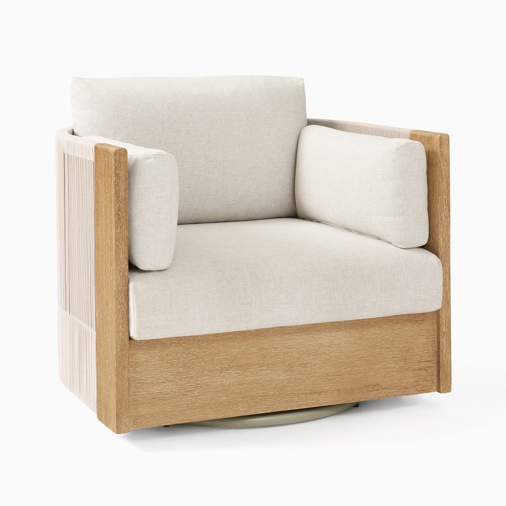 Buy online Porto Outdoor Swivel Chair now West Elm Kuwait Kuwait